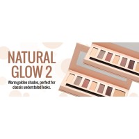 Barry M Natural Glow 2 Shadow & Primer Palette (Natural Glow Palette)